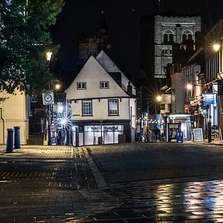 Market Place at Nighttime