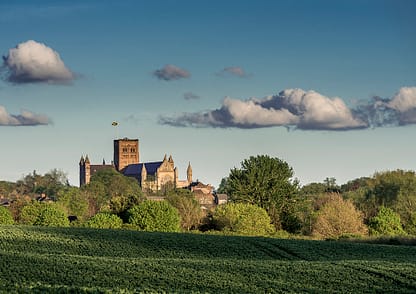 St Albans Cathedral from North West