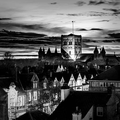 St Albans Cathedral Monochrome